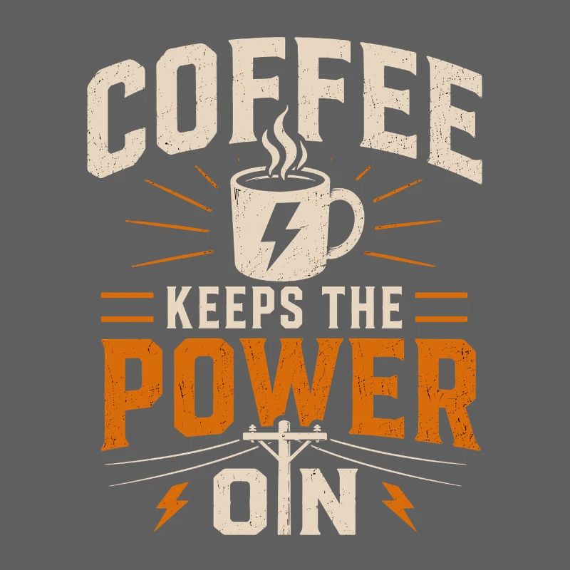 Coffee keeps the power supply going