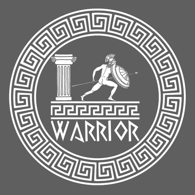 Ancient Greek warrior (white)