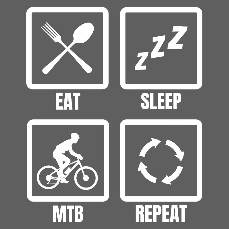 Mountainbiker Zeitplan