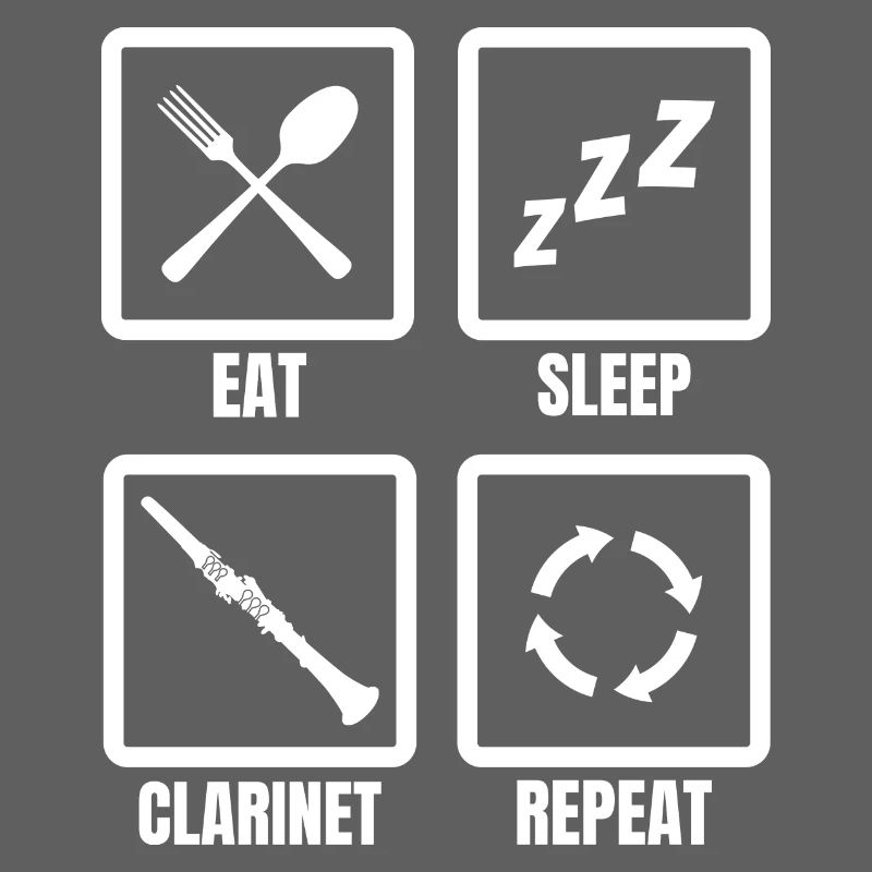 Eat Sleep Clarinette Repeat