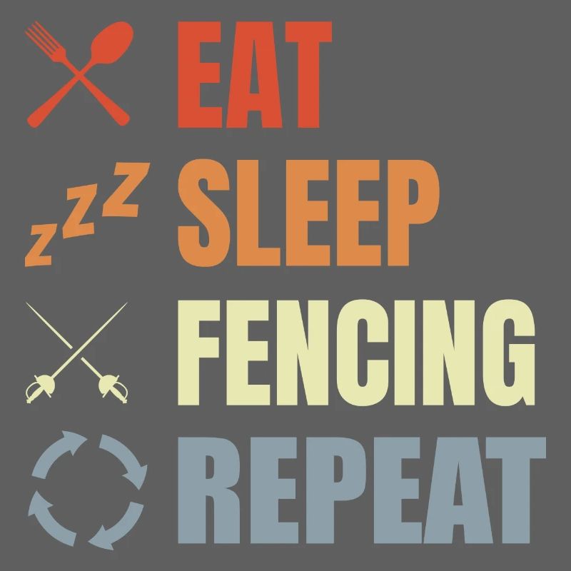 Manger Sommeil Escrime Répéter