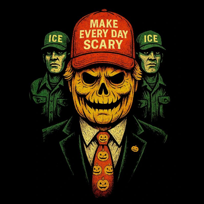 Crâne de citrouille Déclaration de mode d’Halloween