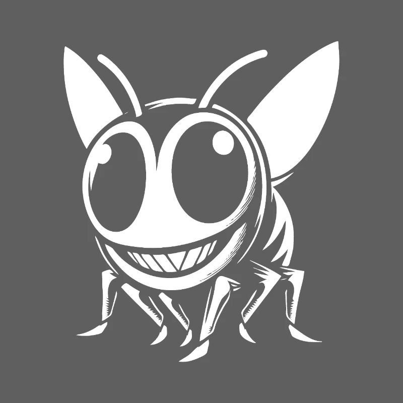 Lustige Wespe Design – Comic Spaß