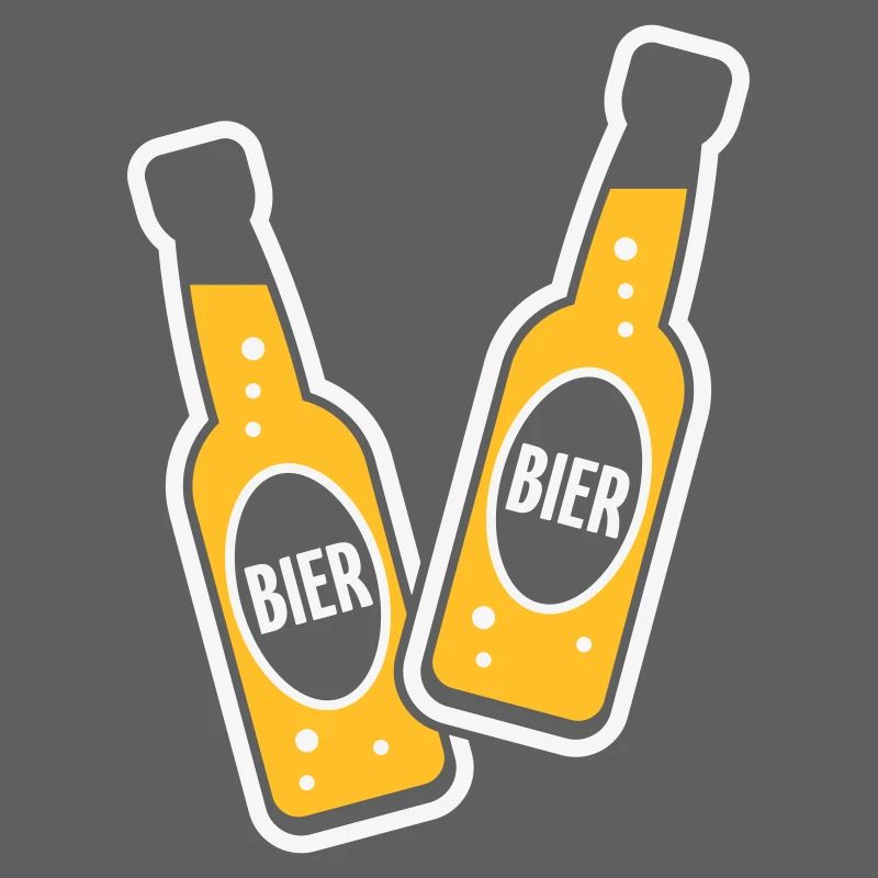 2 Bierflaschen Stoßen An (Bier Biertrinker NEG 2C)
