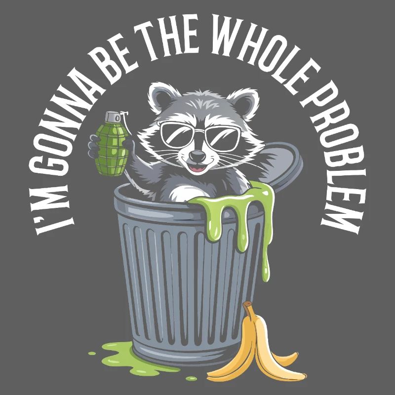 Ich bin das Problem – Lustiges Statement Design