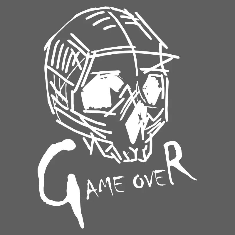 Game Over en blanc