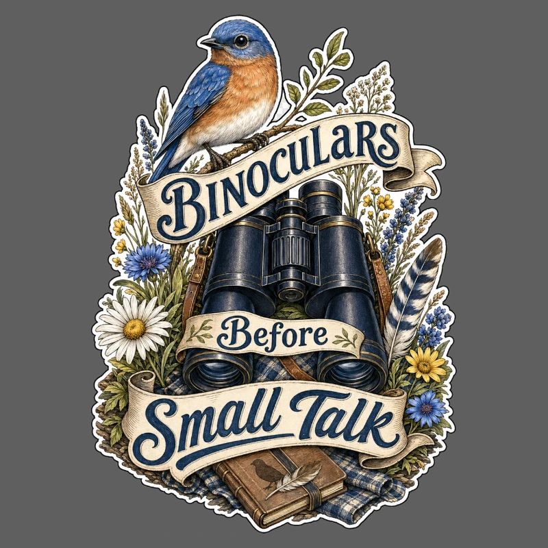 Binoculars Before Small Talk Wolken