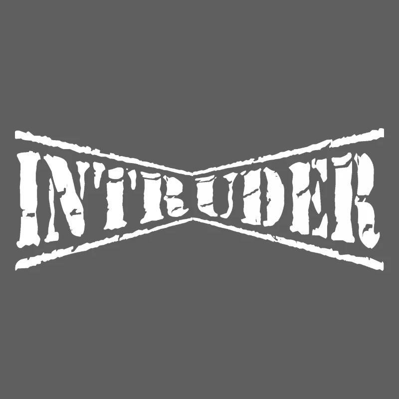 intruder hacker eindringling clan sticker computer