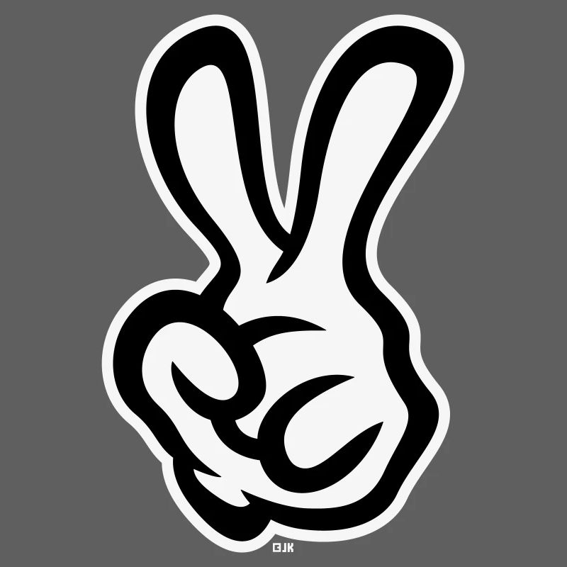 Victory Hand Signals (Left Hand / NEG / 2C)
