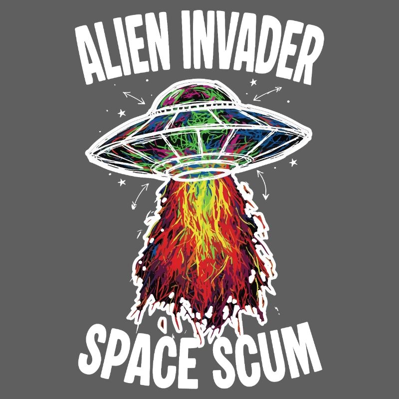 OVNI Alien Invader Space Scum Scribble