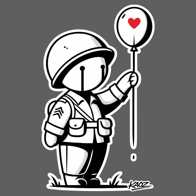 Loving Tiny Soldier Balloon