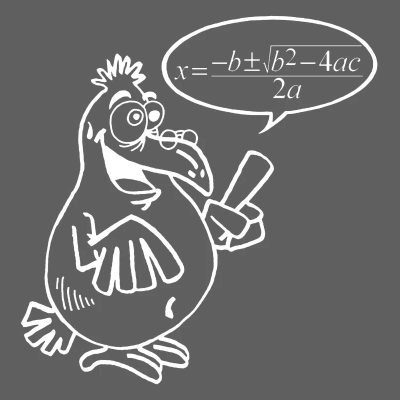 Weißer Schlauer Vogel