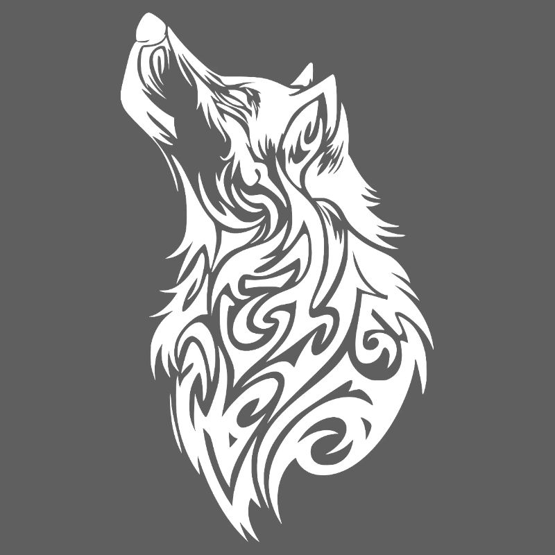 Tribal Wolf Tattoo