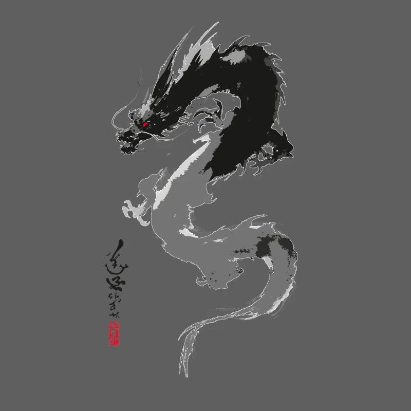 Ryu Yokai – Sumi-e Ink Dragon