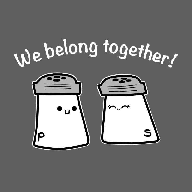 Love relationship salt pepper