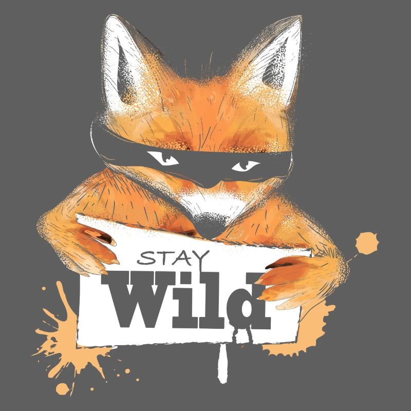 Fuchs mit einer Nachricht