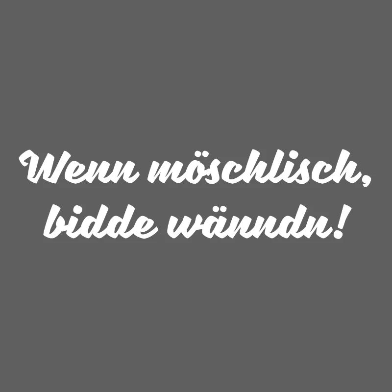 Bitte Wenden Sächsischer Spruch Ossi DDR Geschenk