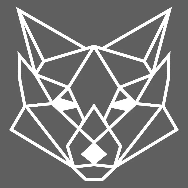 Geometrischer Fuchs Poly Geschenk Idee Polygon