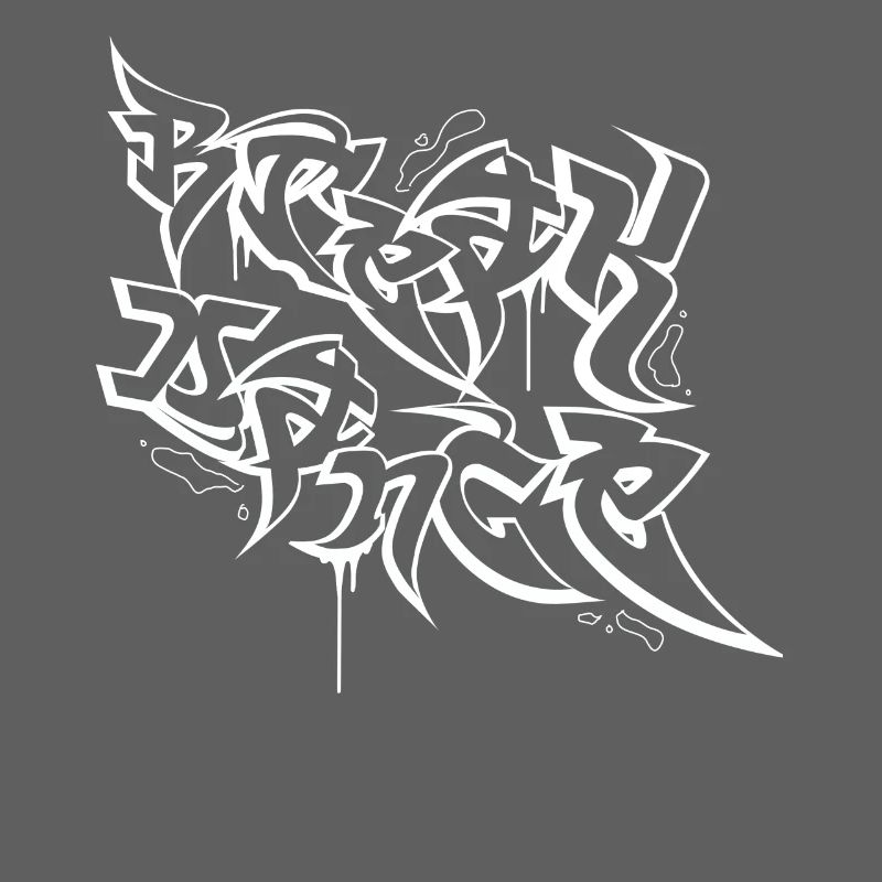 Breakdance graffiti
