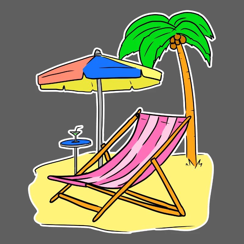 Sun Sea Beach Summer Palm Trees Relax Vacances