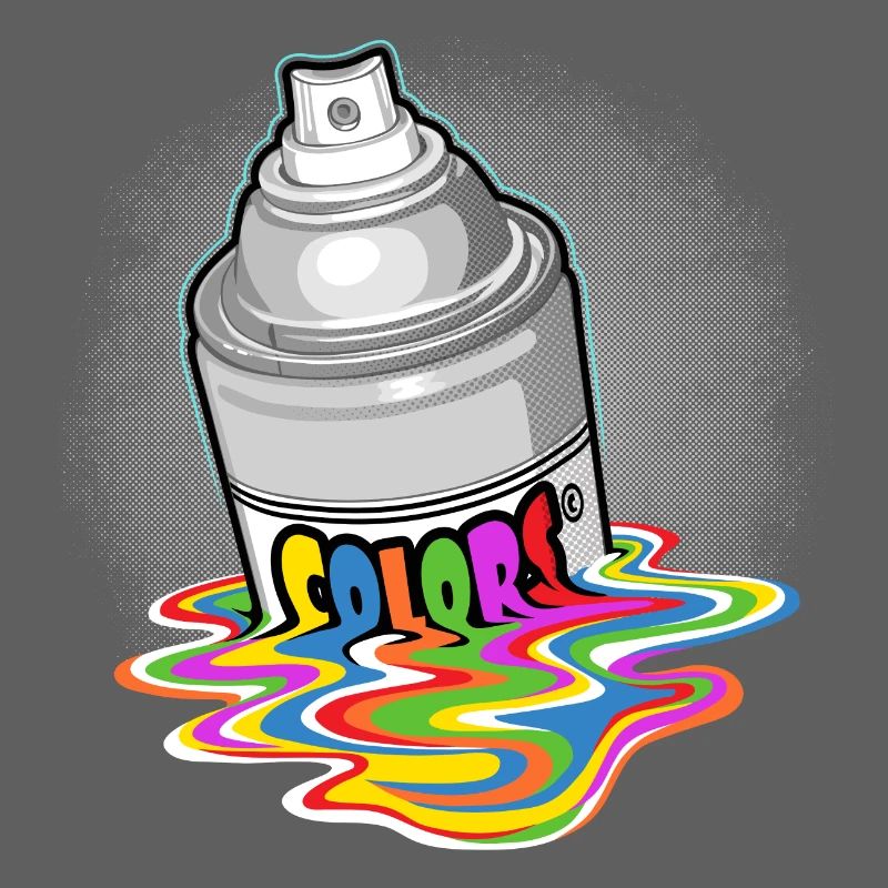 paint bomb and drippings