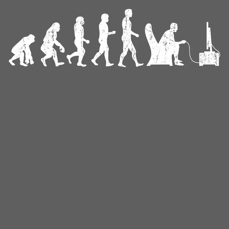 Gamer Evolution Zocker Spielen