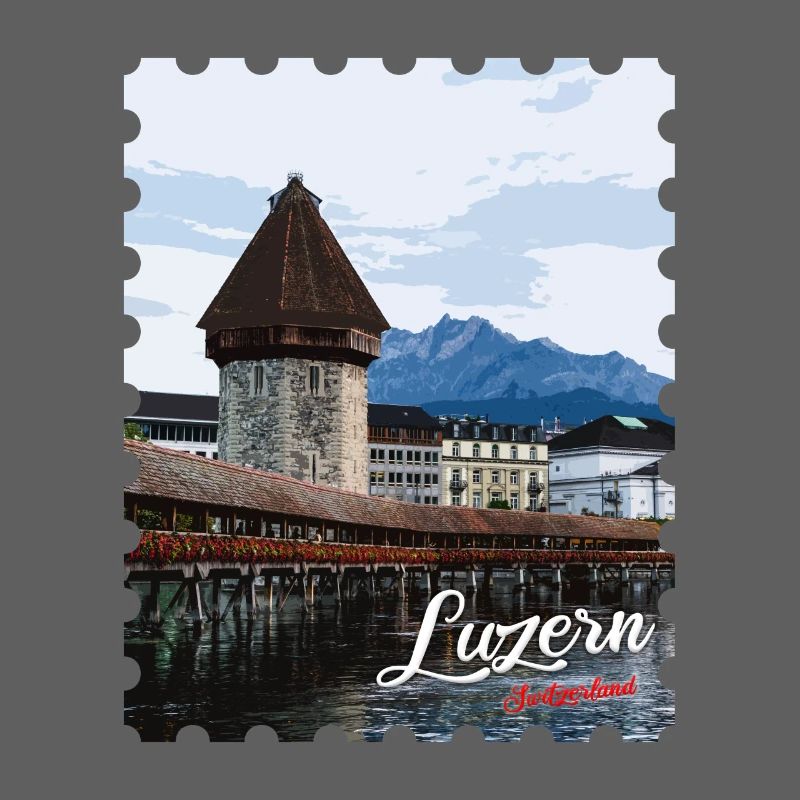 Lucerne Chapel Bridge Panorama