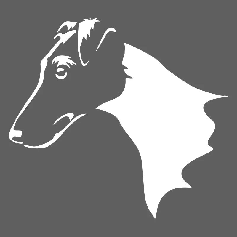 Fox Terrier Head "Black Edition"