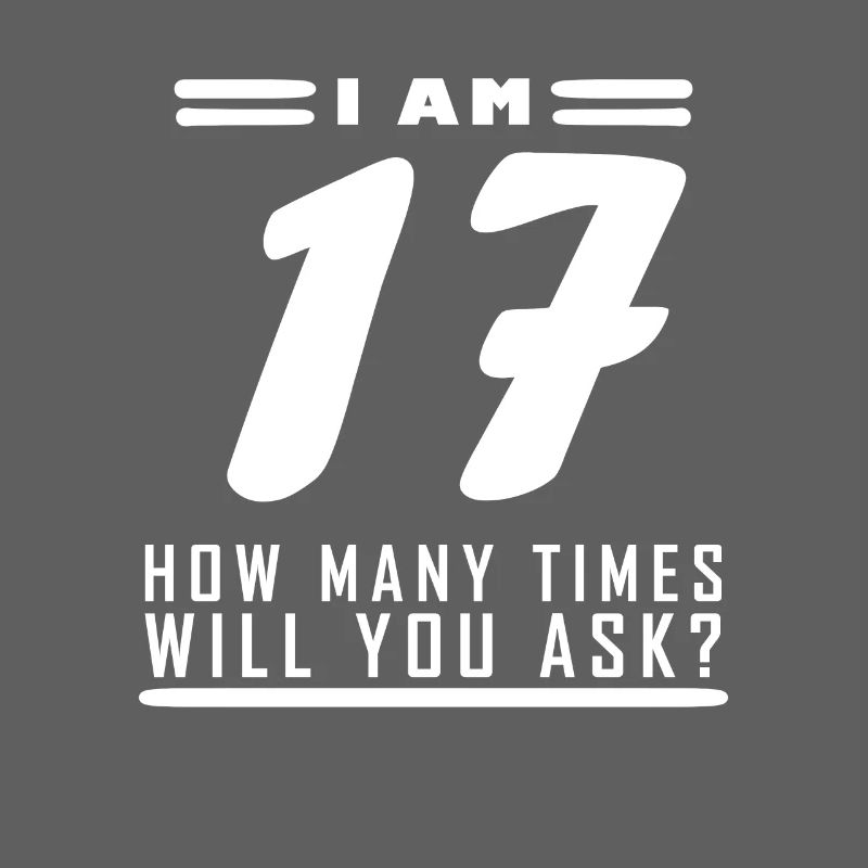 Ich bin 17 – 17. Geburtstag Geschenk