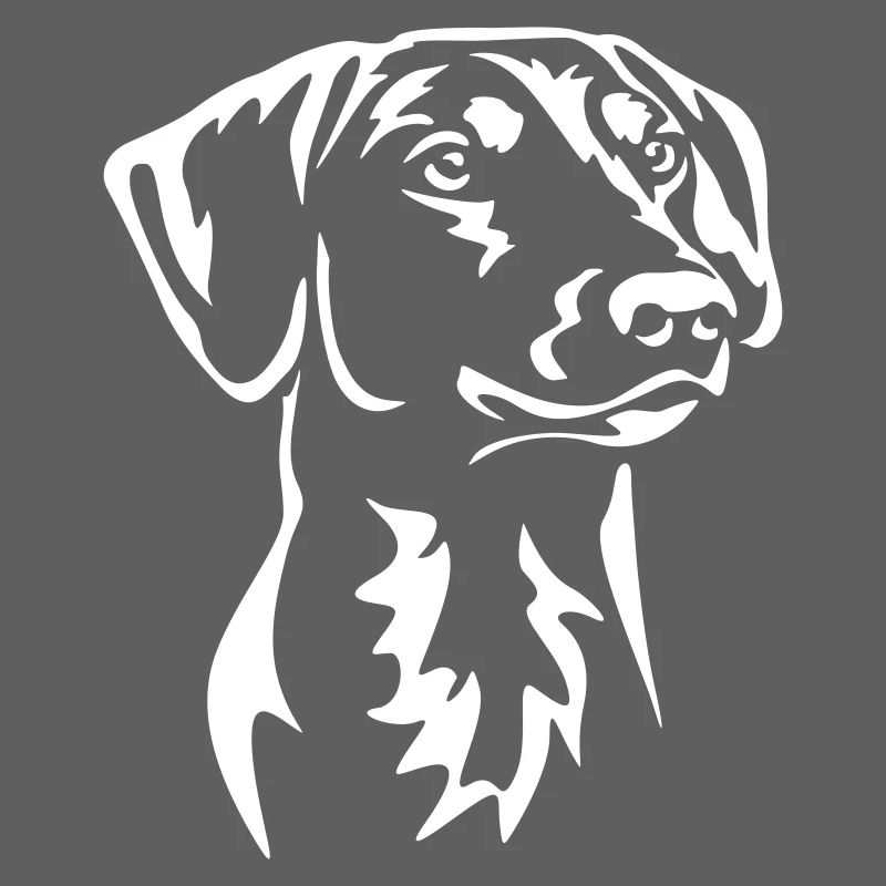 German Pinscher Head "Black Edition"
