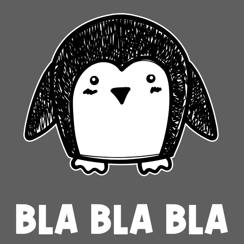 Tier Schnee Spruch Eis Vogel Pinguin Seevogel