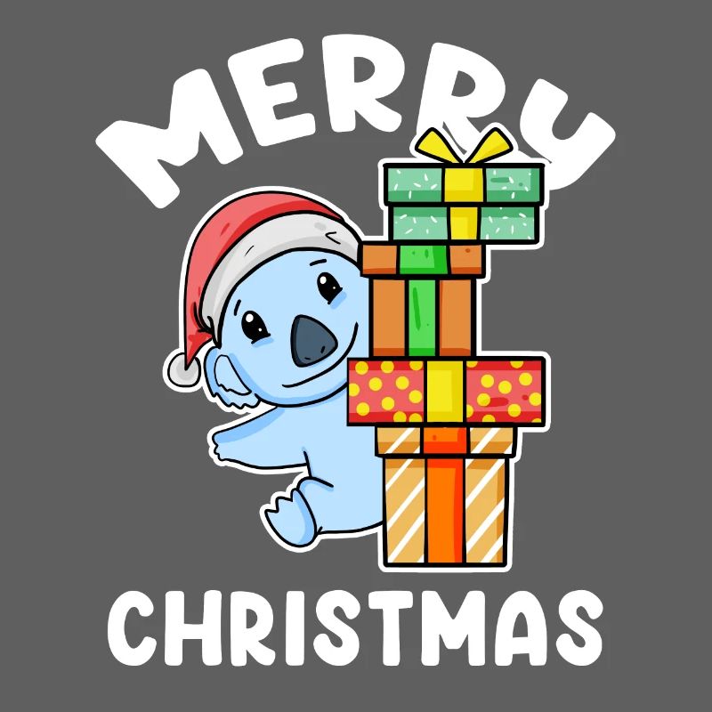 Joyeux Noël Koala avec cadeaux