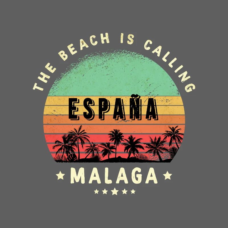 Design de plage de Malaga, Espagne