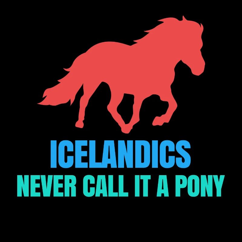 Islandpferde Pony Statement Isländer Pferdenarr
