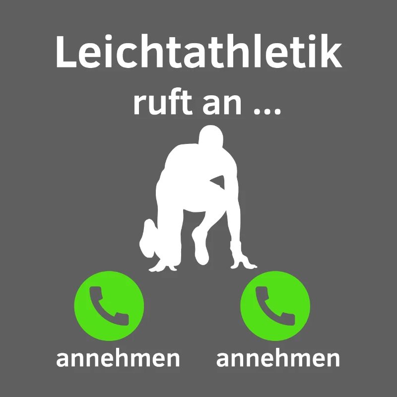 Leichtathletik ruft an - annehmen oder annehmen?