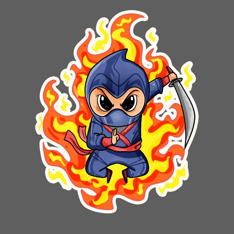 Ninja Rouge Feu
