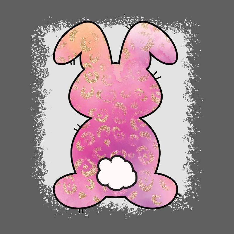 Leopard Print Bleached Easter