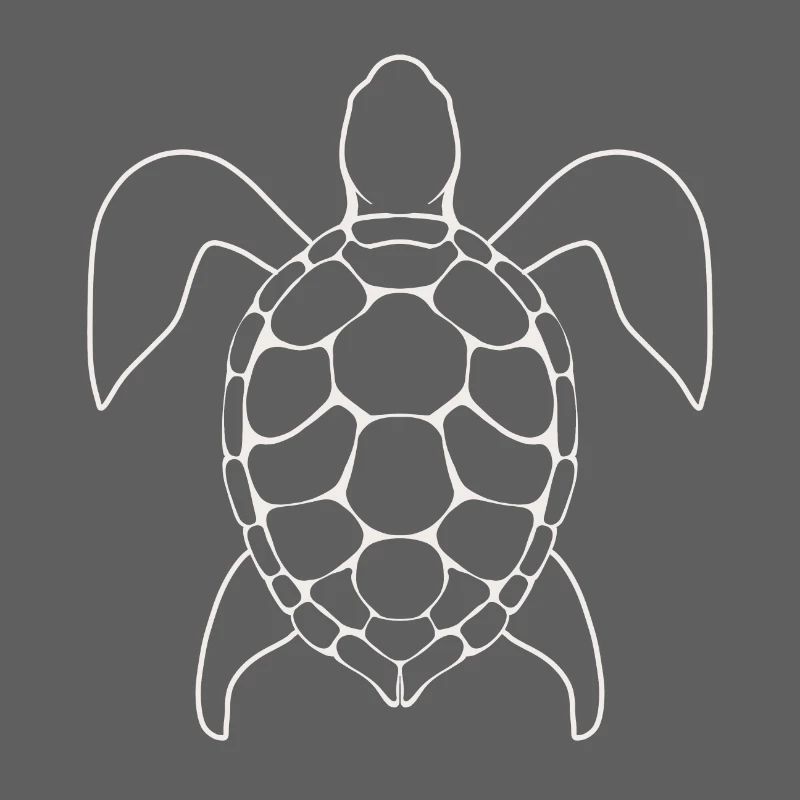 Schildkröte Lineart
