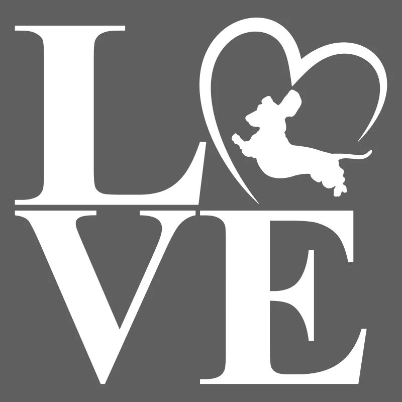 Teckel Dackel Love Heart