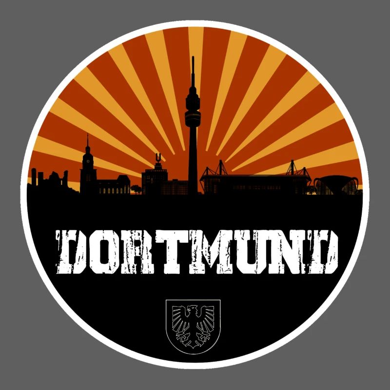 Dortmund Skyline Retro