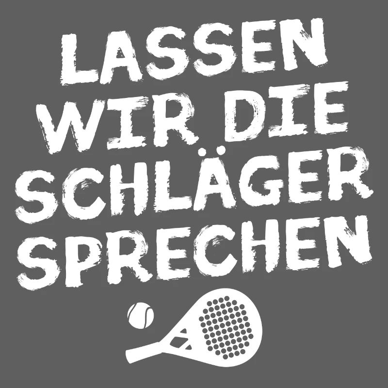 Padel Sportart Bälle Schläger Statement Padelspiel