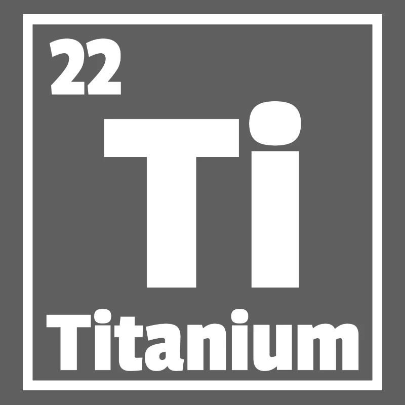 Titan Ti Periodensystem der Elemente