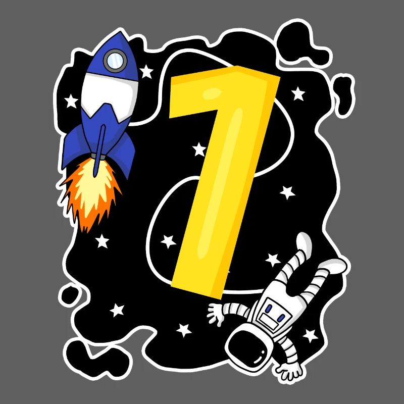1 Geburtstag Junge Sohn Astronaut
