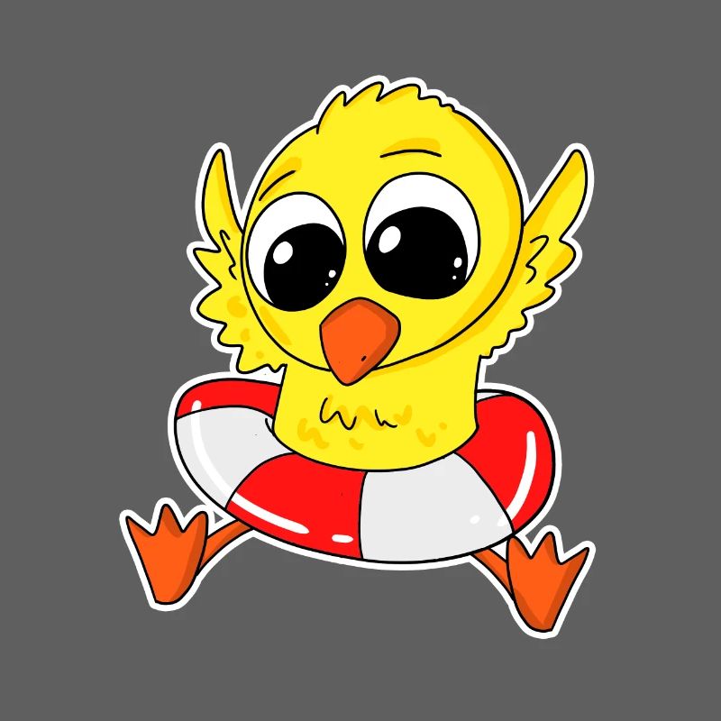 Duck bathing duck bathing