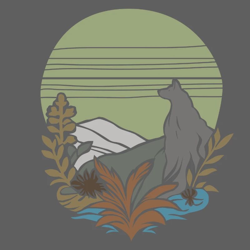vintage wolf