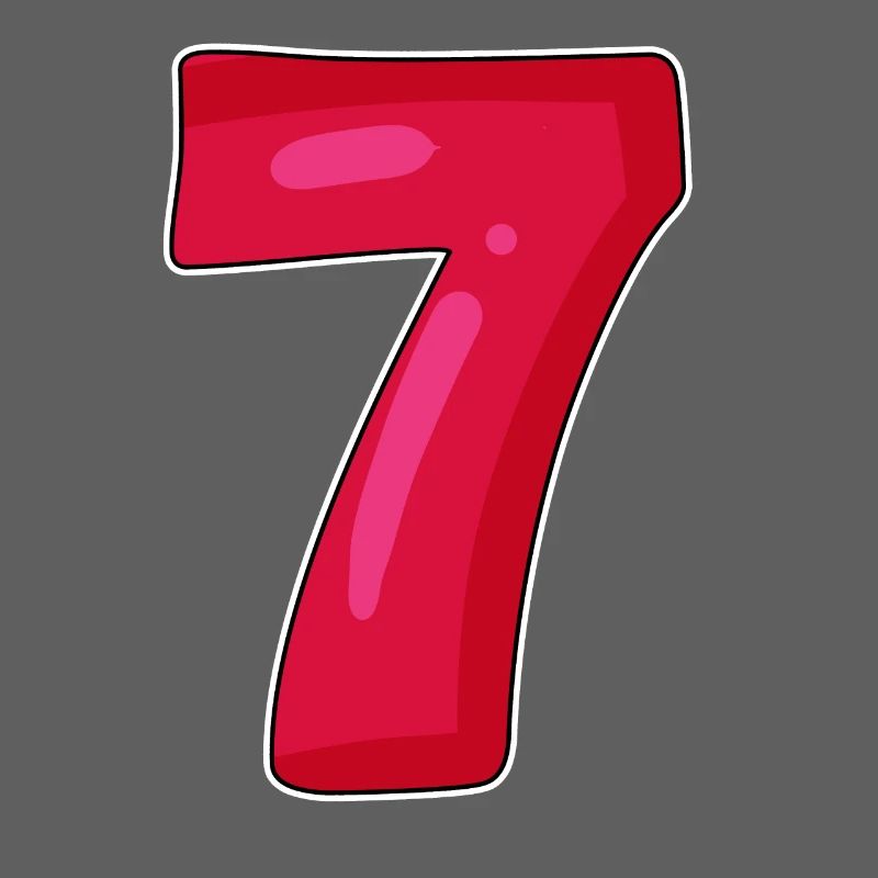 7 red