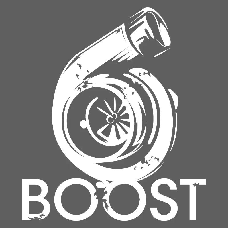boost engine icon turbo illustration racing tuner