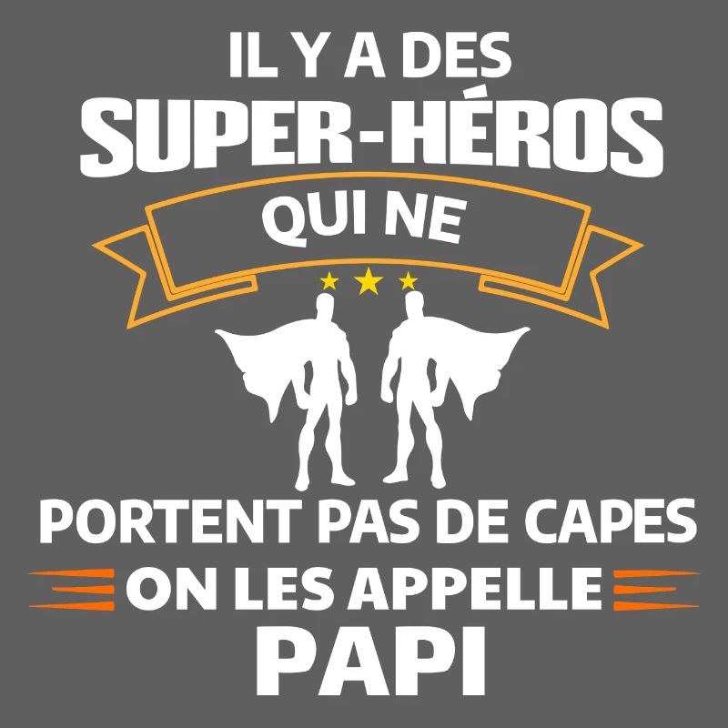 Super-Héros Papi Cadenas d'Amour