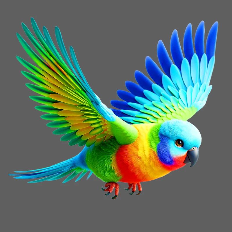 Rainbow Parakeet (03)