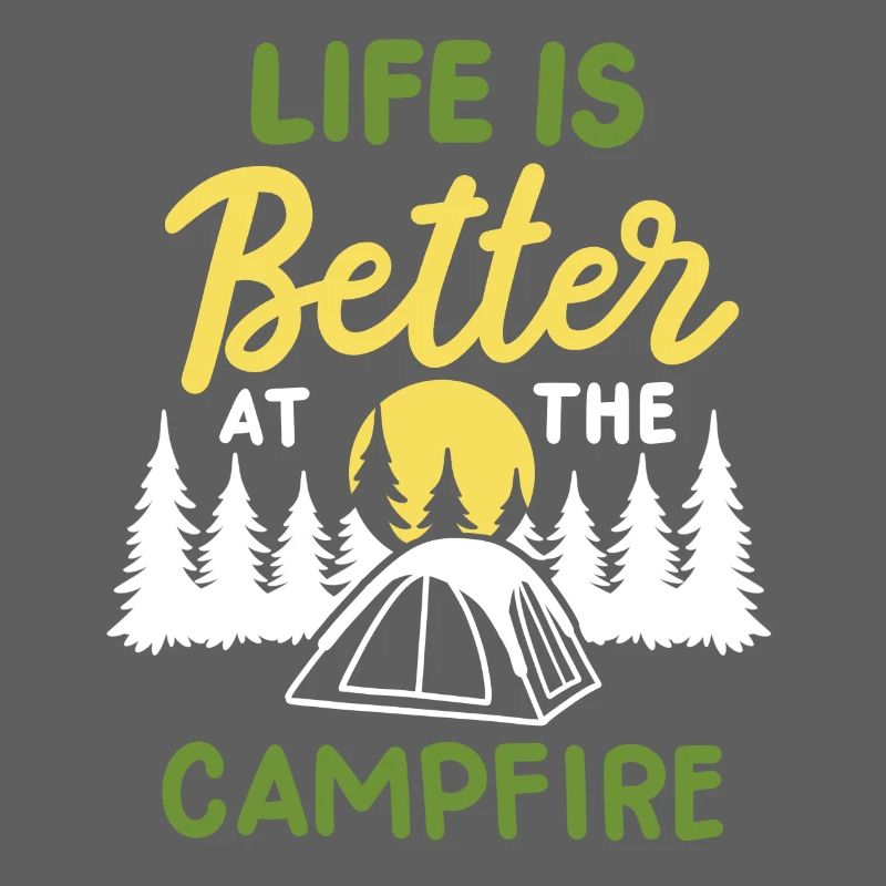 Camping Camper Lagerfeuer
